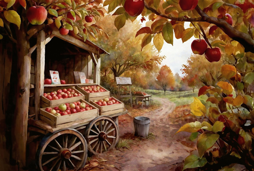 Backdrop "Apple Feast of the Saviour"