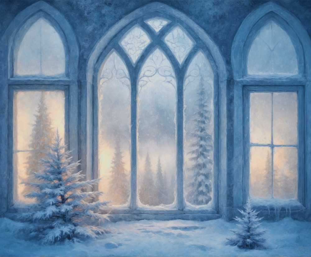 Backdrop "Snow Queen's Palace"