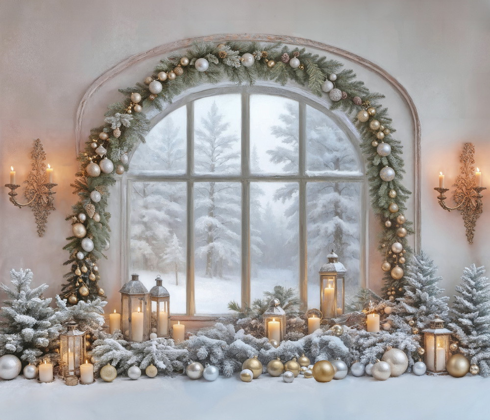 Backdrop "Christmas arch"