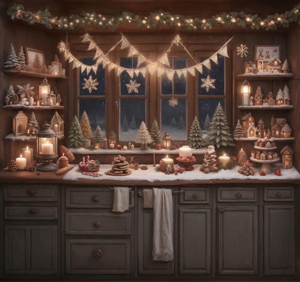 Backdrop "Christmas kitchen 2.0"