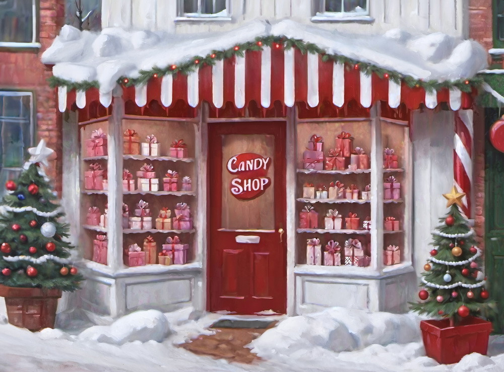 Backdrop "Candy shop"