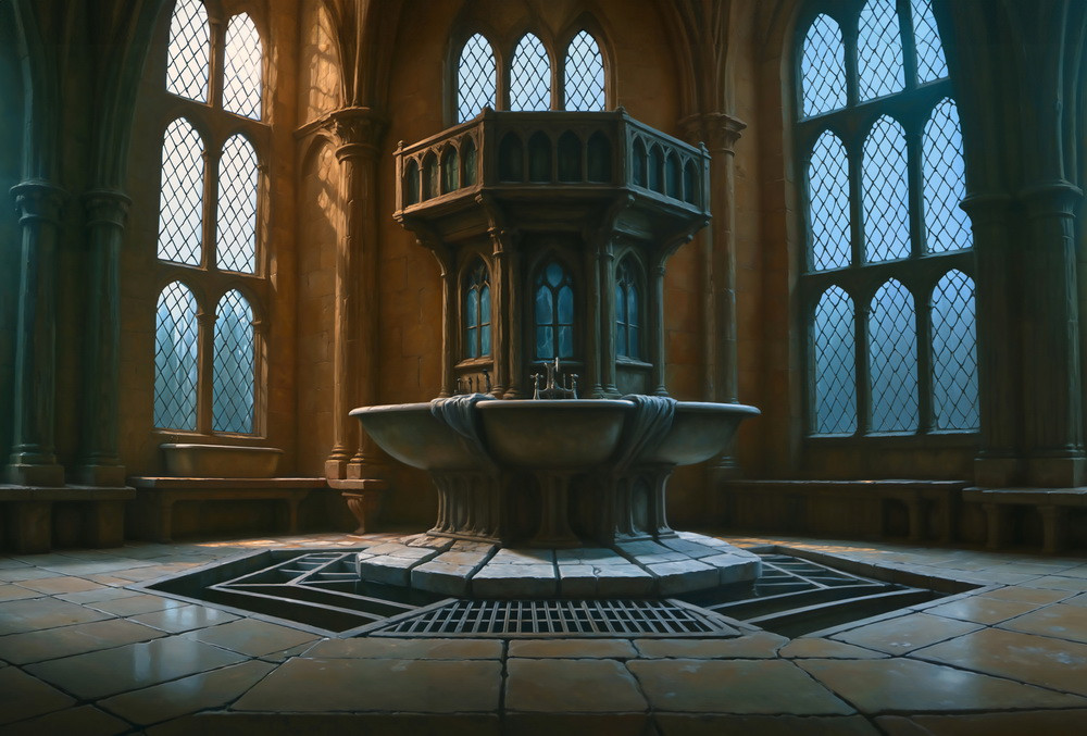 Backdrop "Moaning Myrtle's Bathroom"