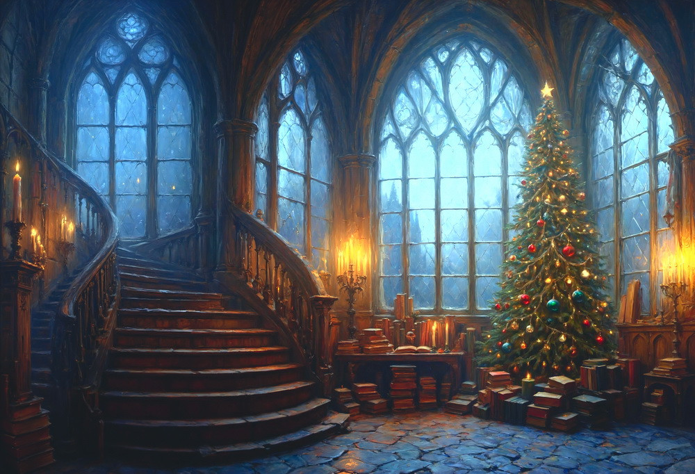 Backdrop "Gothic hall"