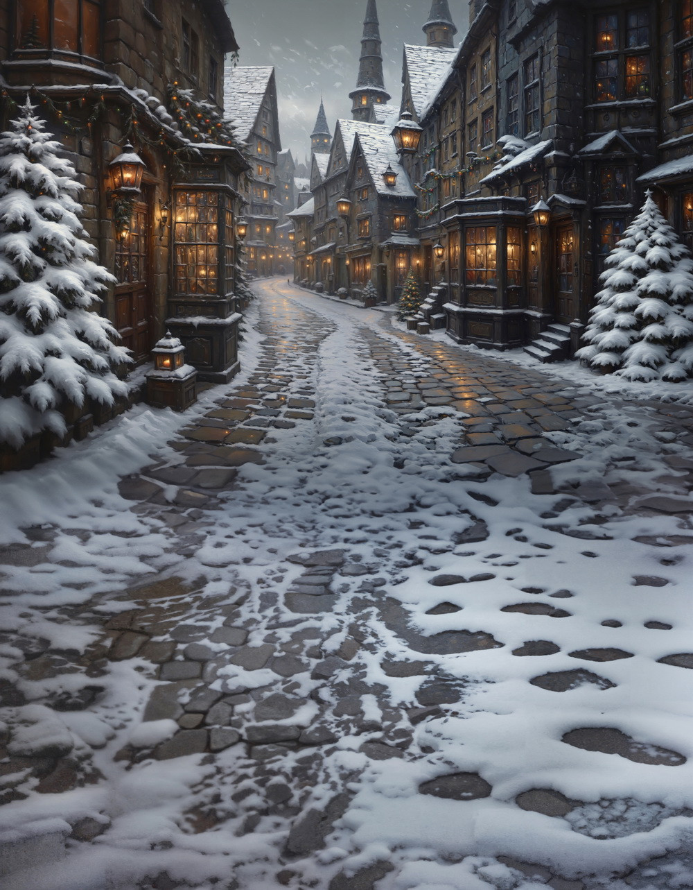 Combined backdrop "Diagon Alley"