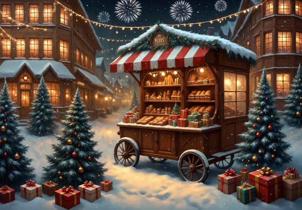 Backdrop "Bakery cart"