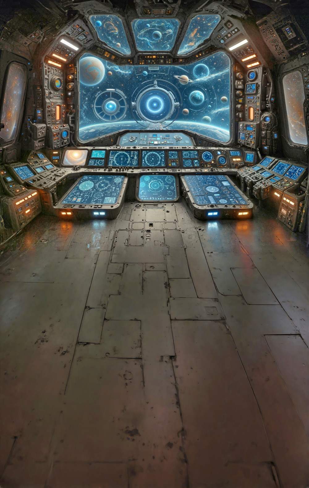 Combined backdrop "Spaceship" (dark)