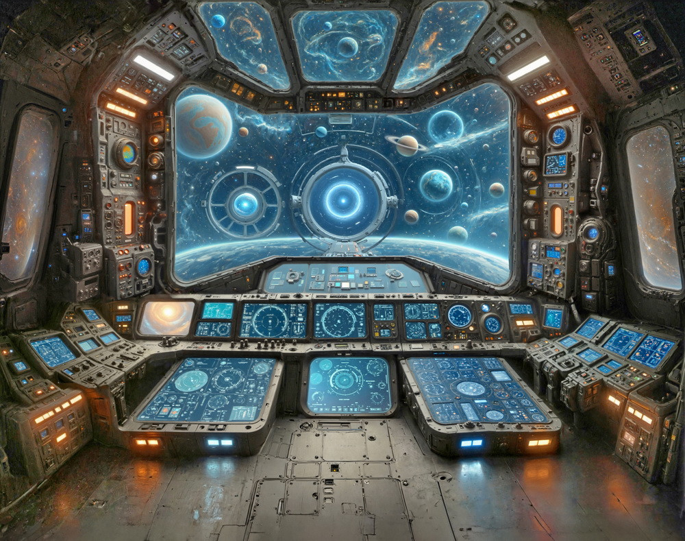 Backdrop "Spaceship" (dark)