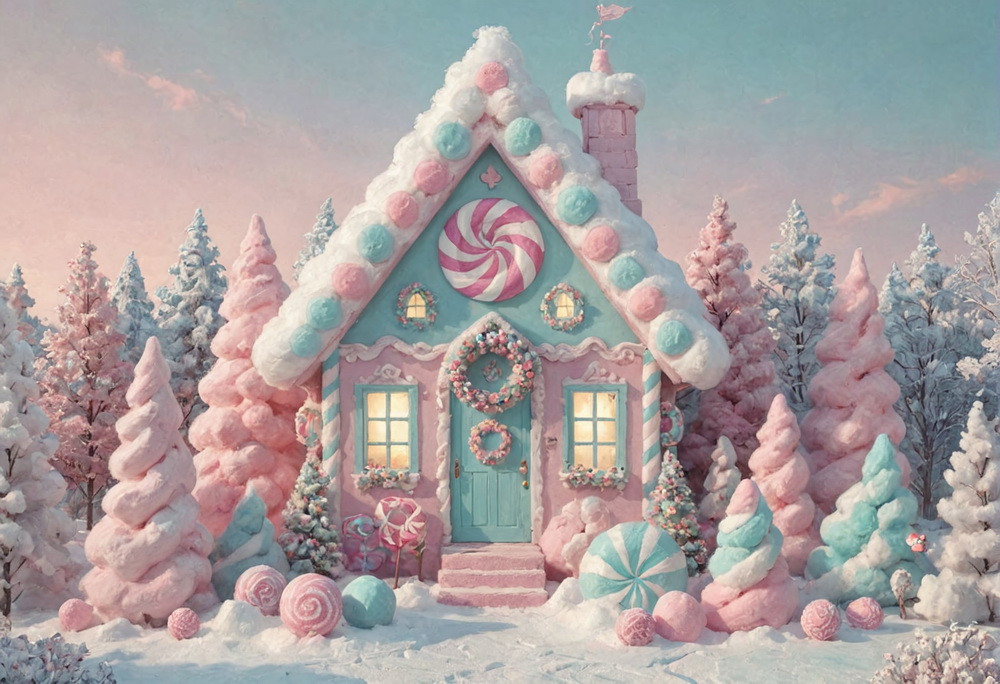 Нейрофотофон "Пряничный домик в меренговом лесу" Нейрофотофон "Пряничный домик в меренговом лесу"