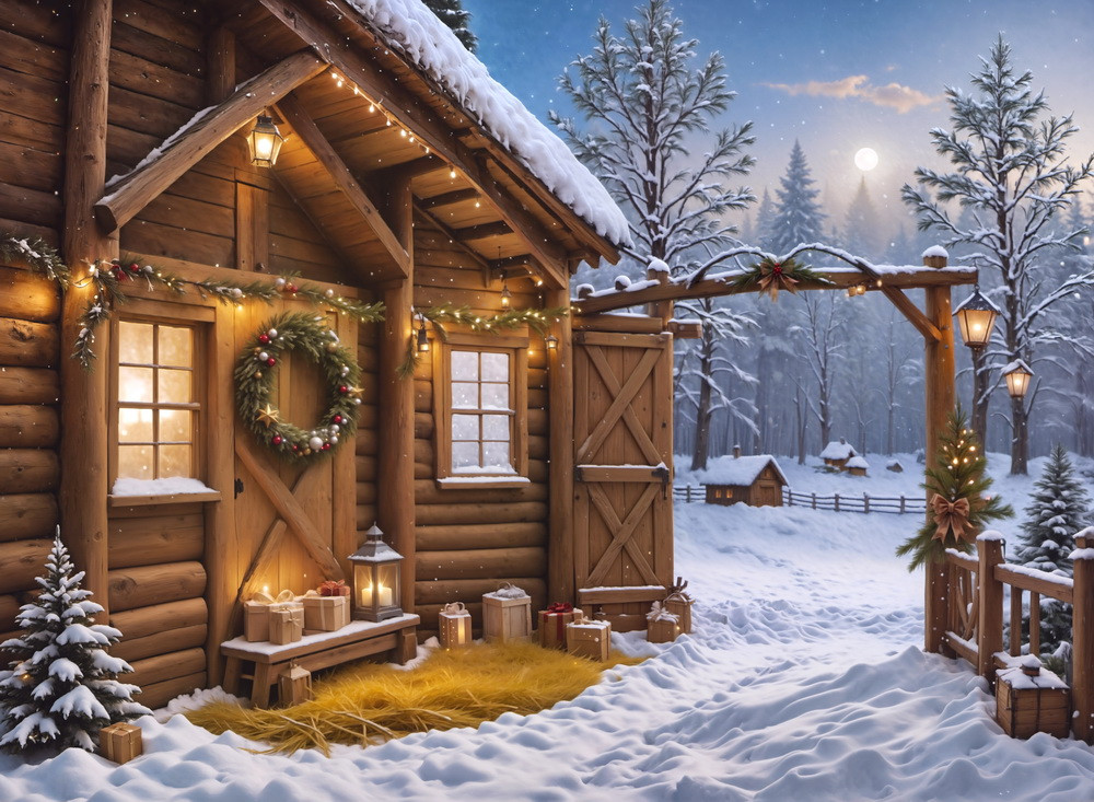 Backdrop "The stable"