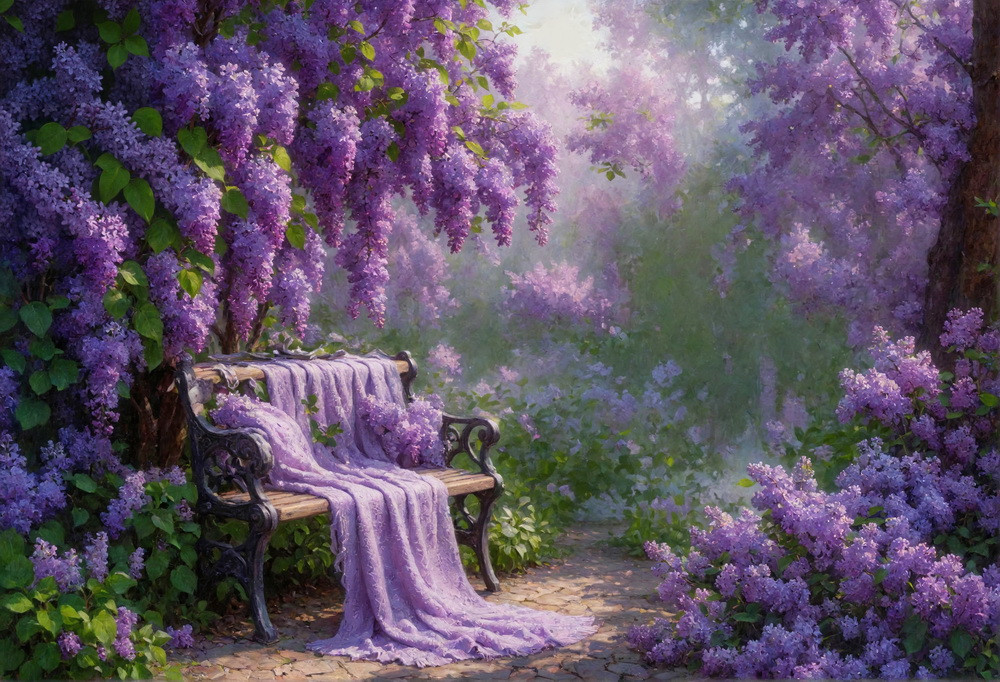 Нейрофотофон "Сиреневый парк"