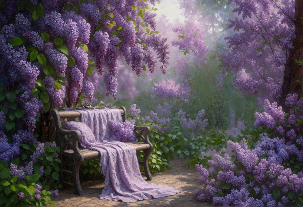 Нейрофотофон "Сиреневый парк"