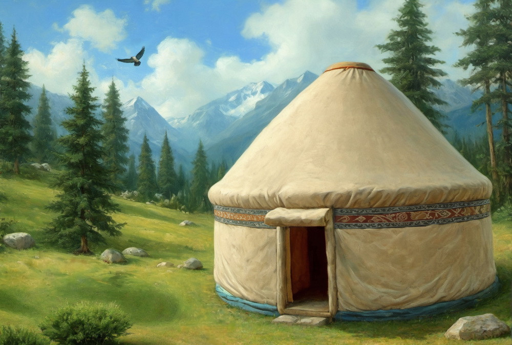 Backdrop "Yurt"