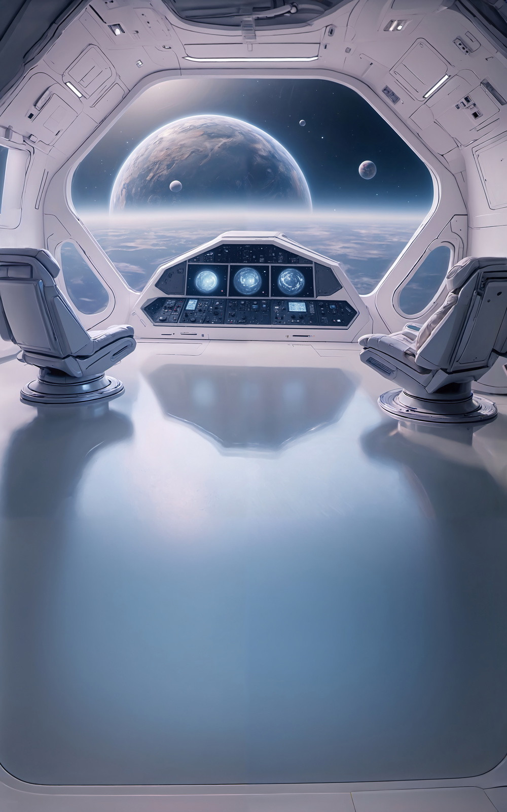 Combined backdrop "Spaceship" (light)