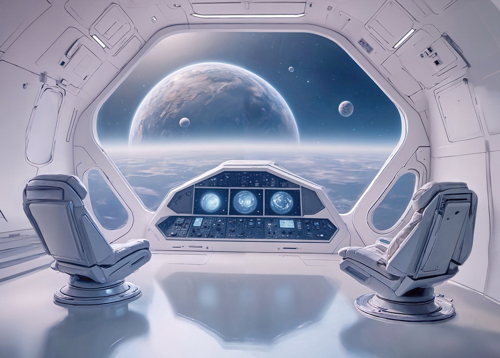 Backdrop "Spaceship" (light)