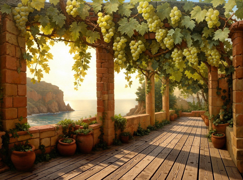 Backdrop "The grapevine" 