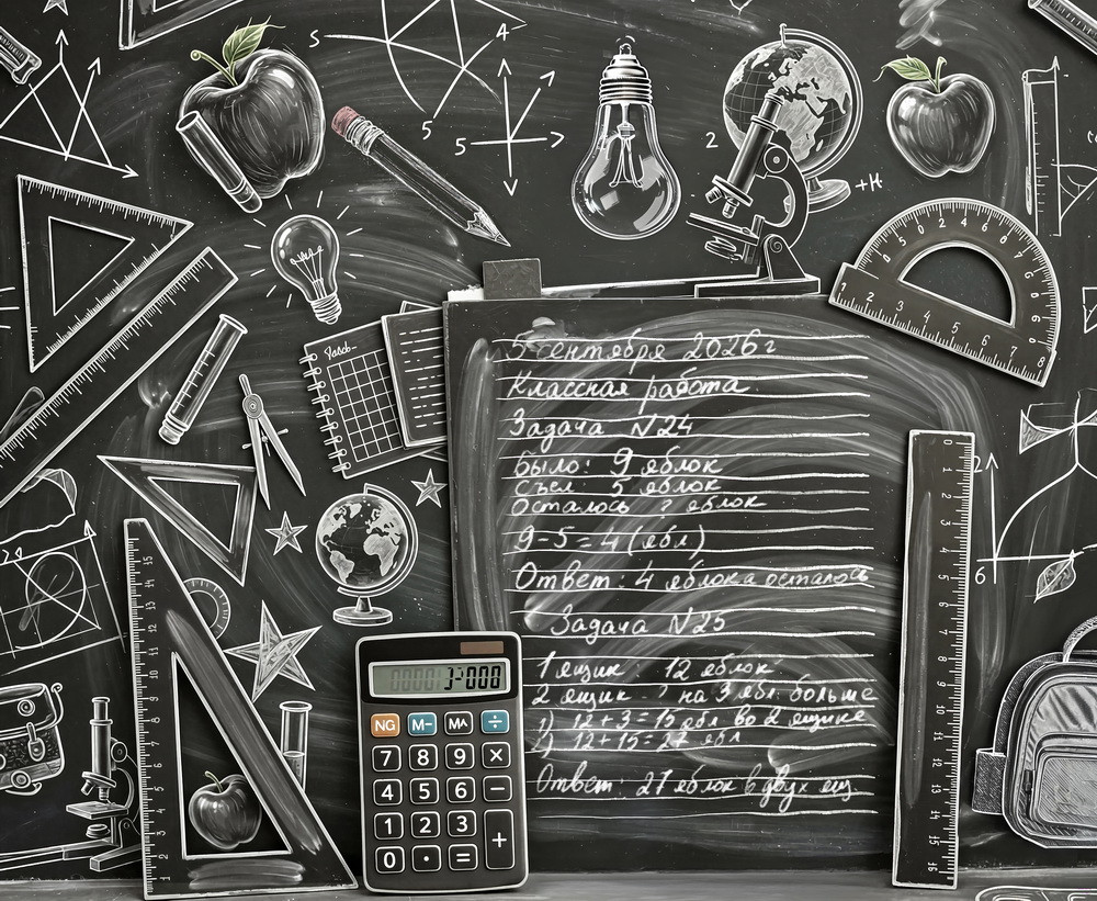 Custom backdrop "School desk" var. 3.2