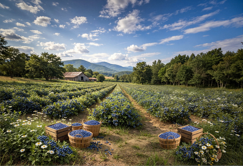 Backdrop "Blueberry Valley"