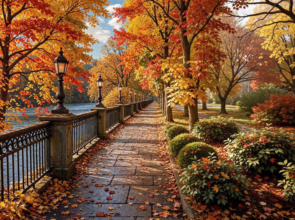 Backdrop "Autumn park"