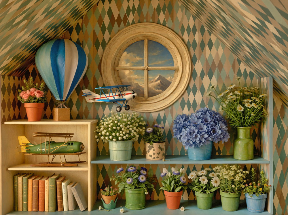 Backdrop "Cozy attic"