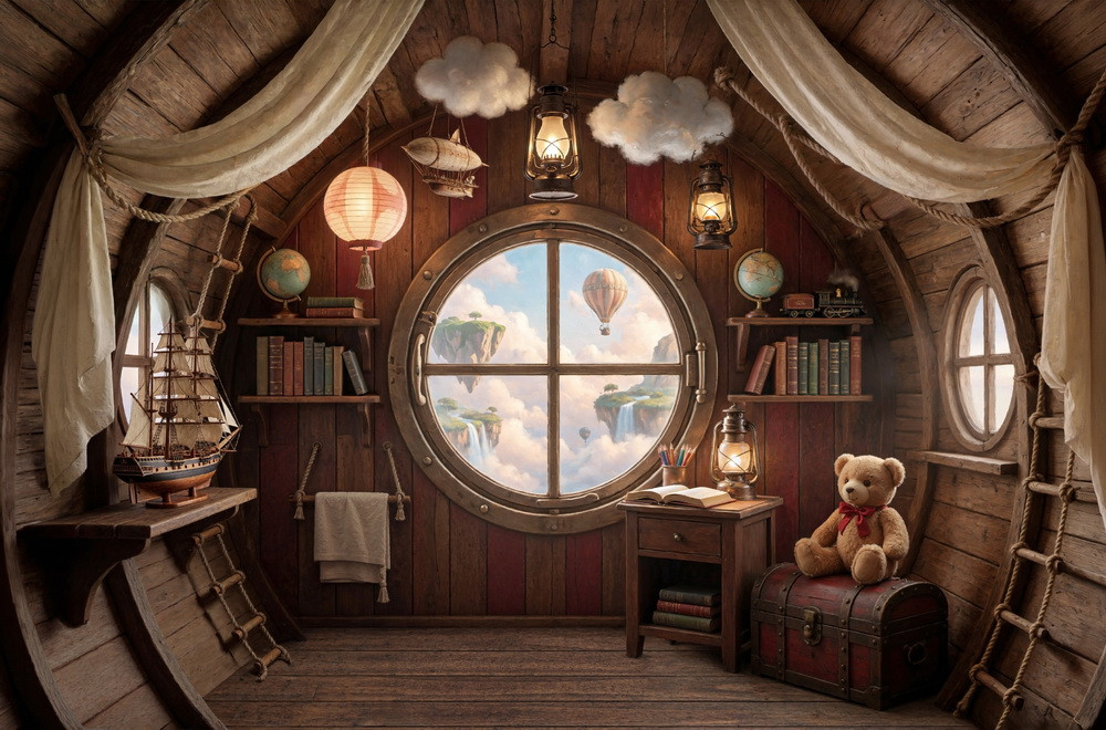 Backdrop "Traveler’s room"