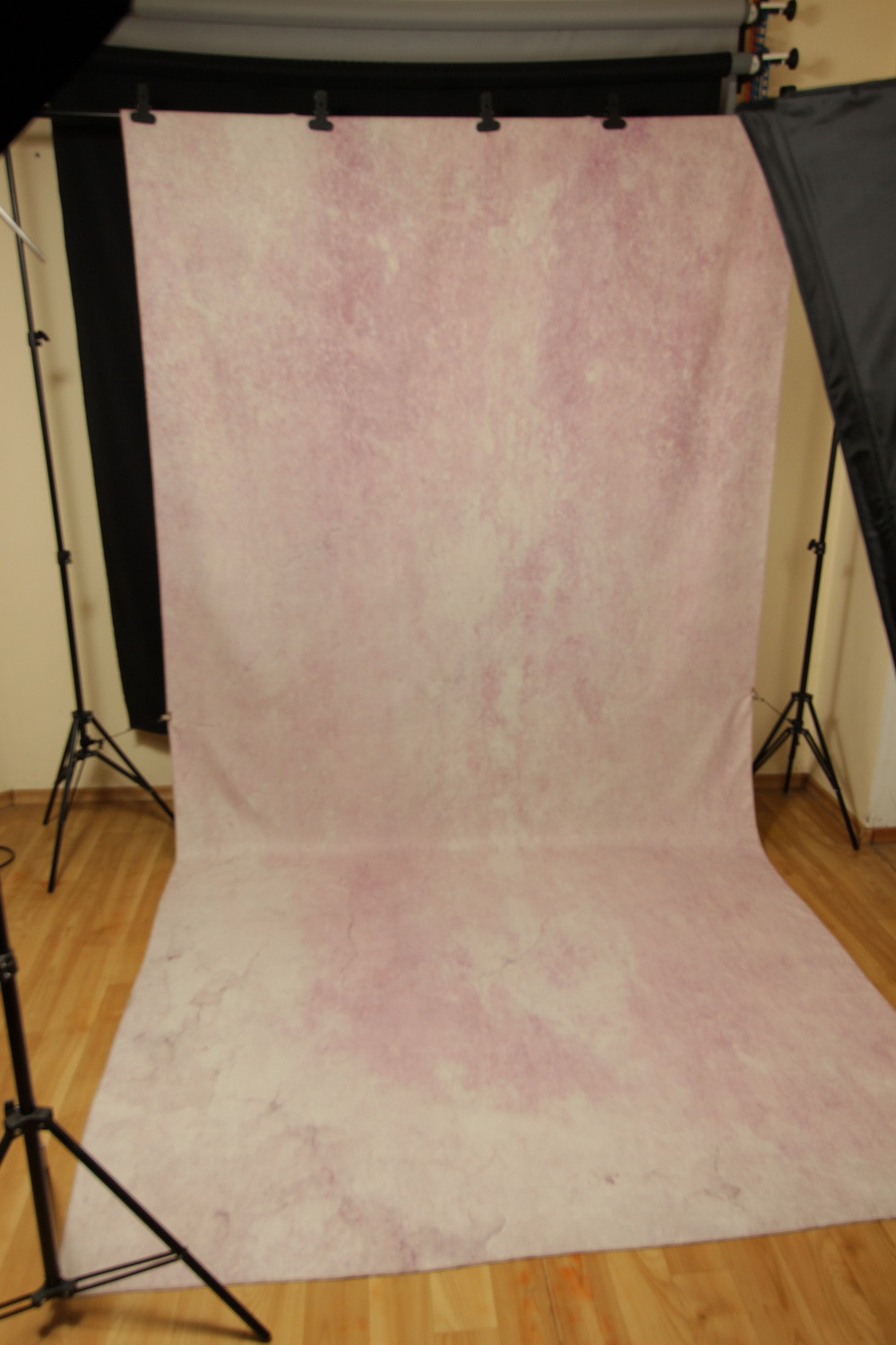 Фотофон двухсторонний портретный блэкаут "французский голубой / розовый"