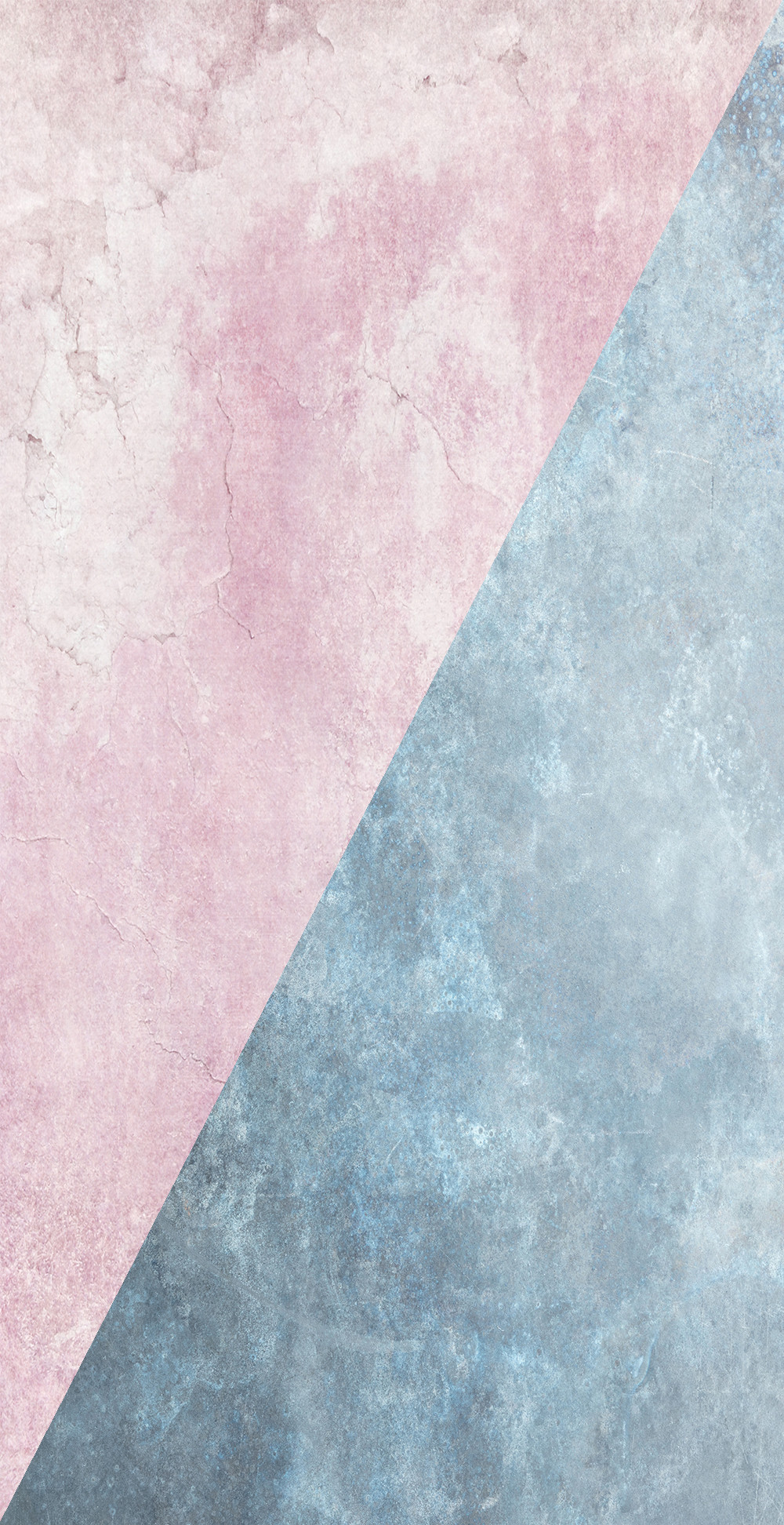 Double sided blackout portrait backdrop "French blue / Pink"