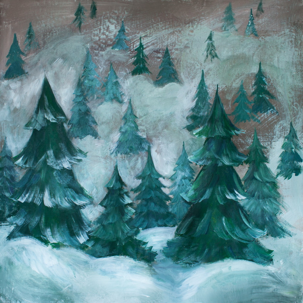 Backdrop "Spruces"