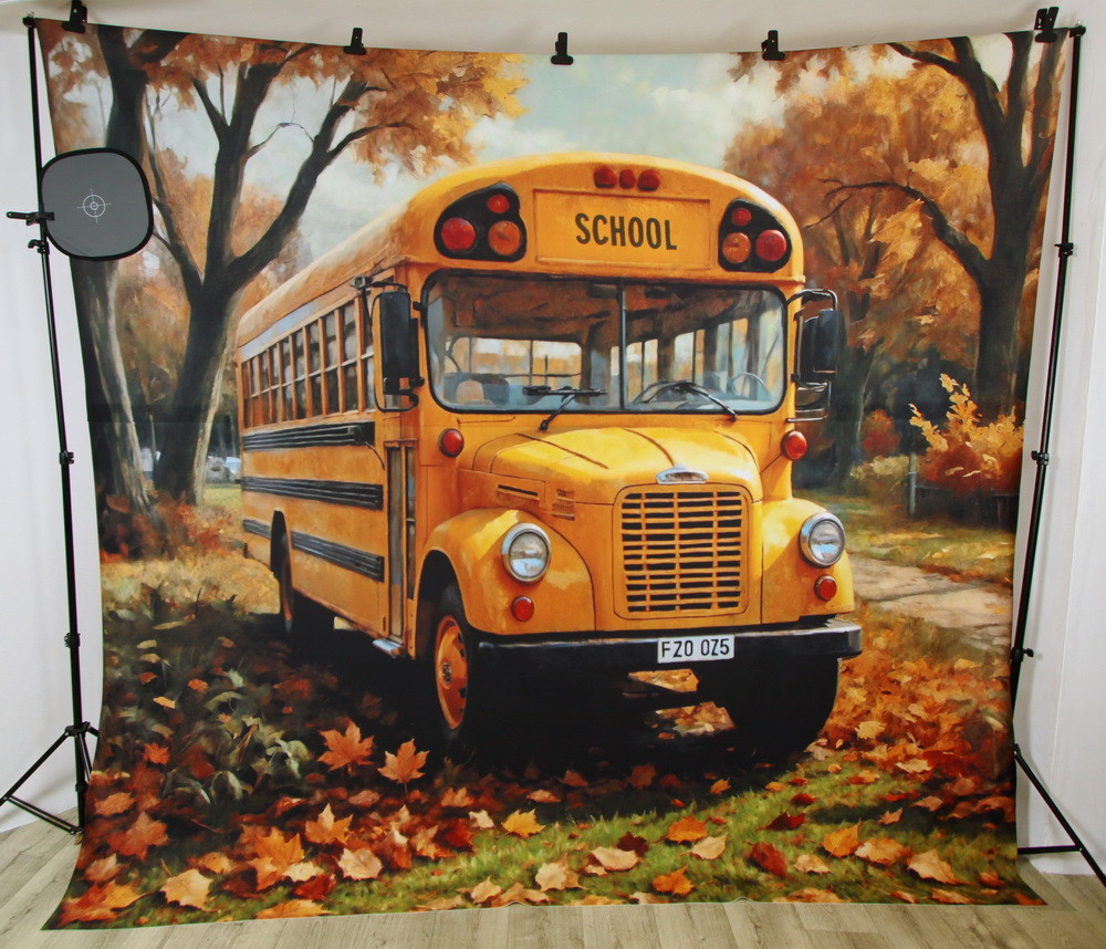 Backdrop "School bus"