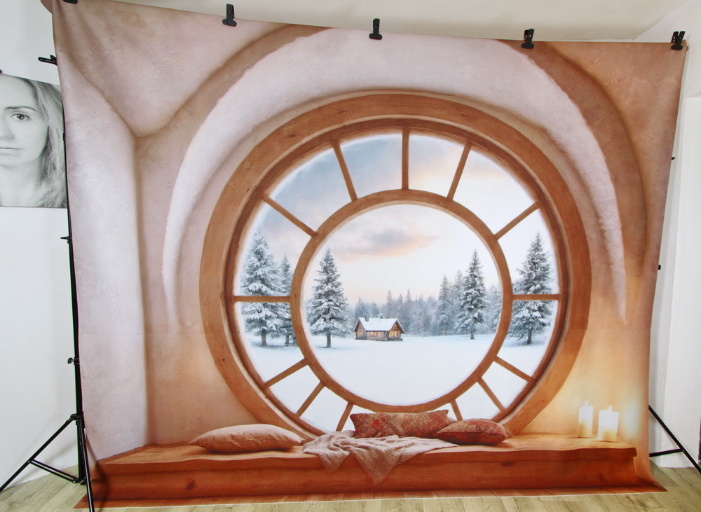 Backdrop "Circular window"