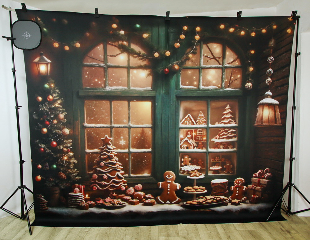 Backdrop "Gingerbread showcase"