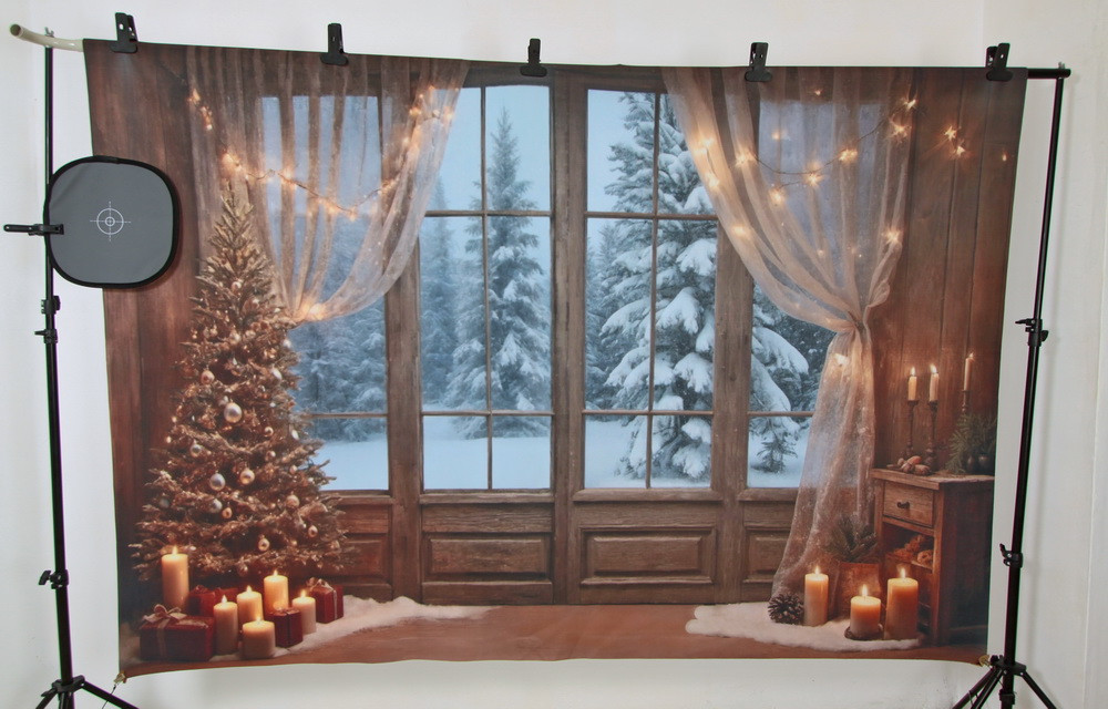 Combined backdrop "Winter windows"