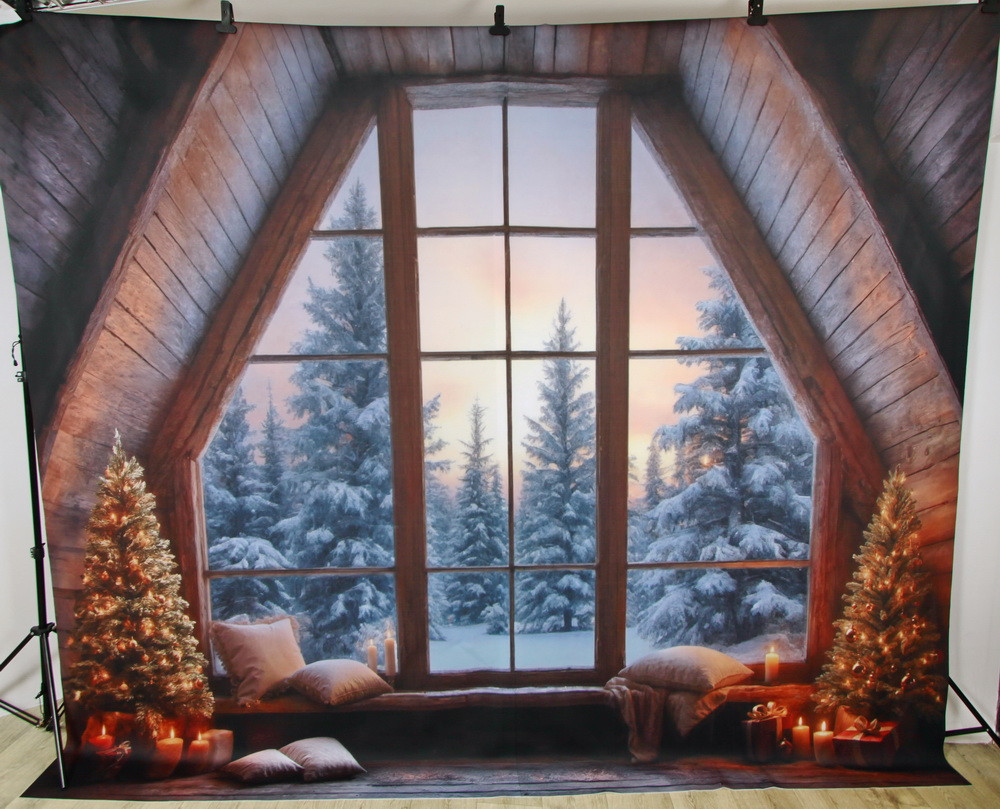 Combined backdrop "Winter windows"