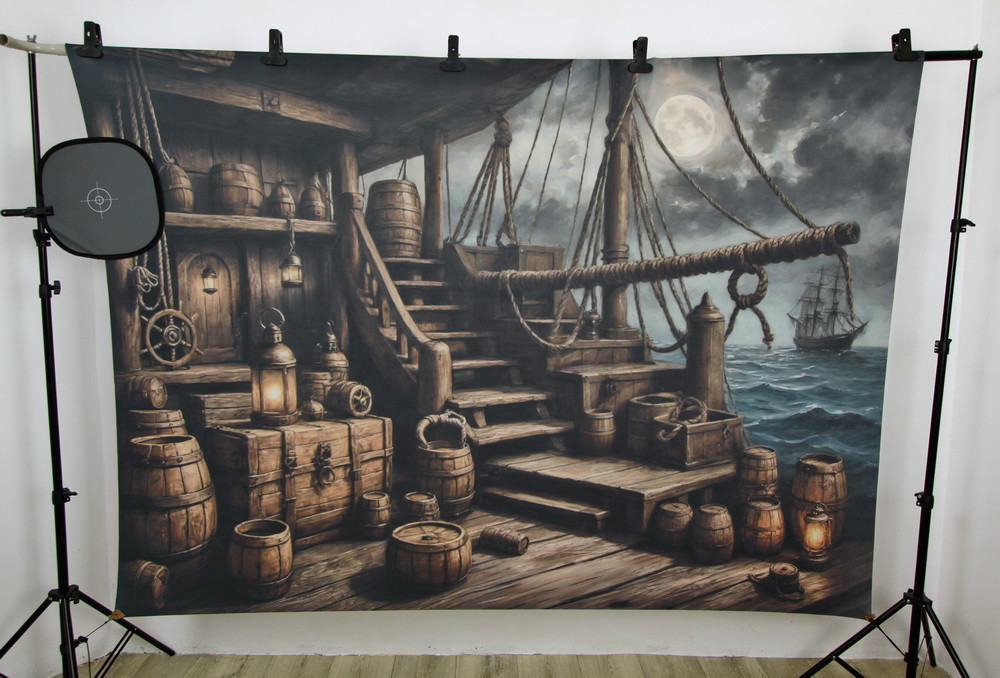 Backdrop "Aboard the Black Pearl"