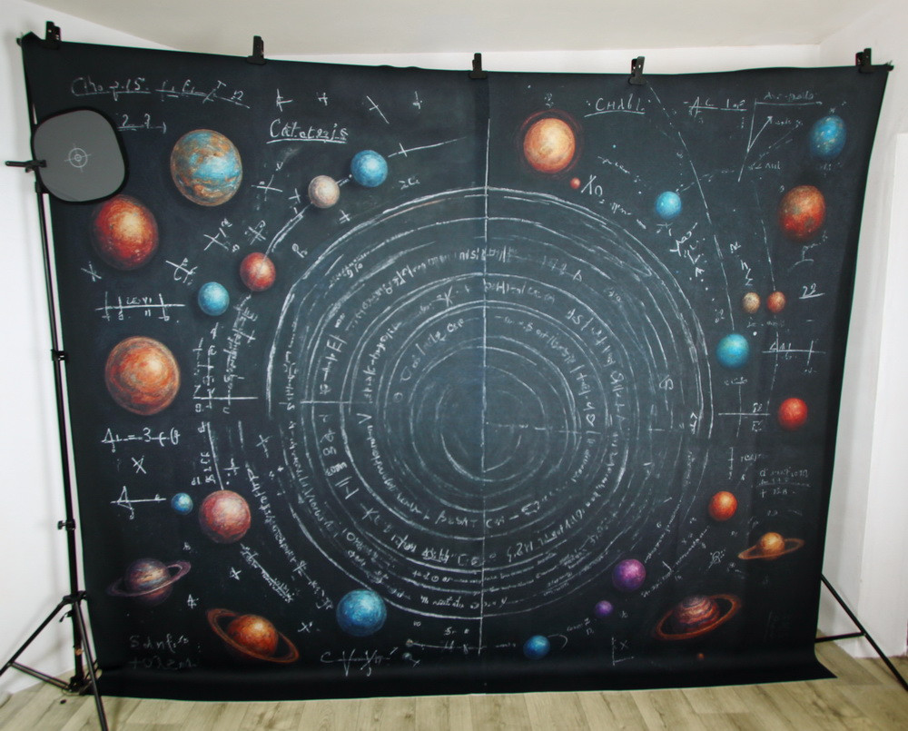 Backdrop "Planets and orbits"