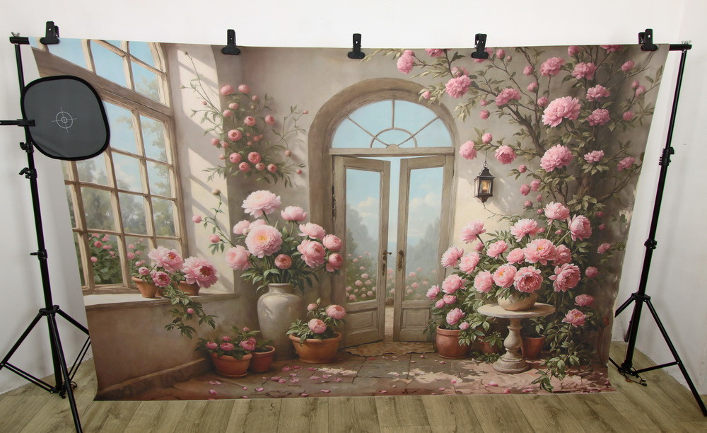 Backdrop "Peonies"