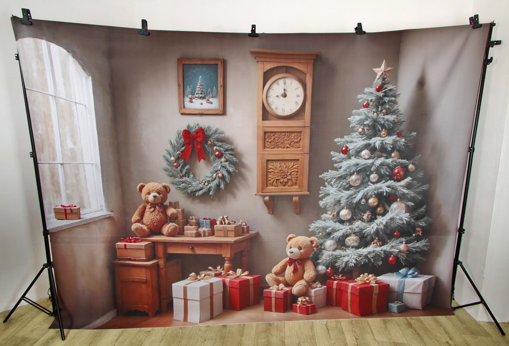 Backdrop "Room with clocks"