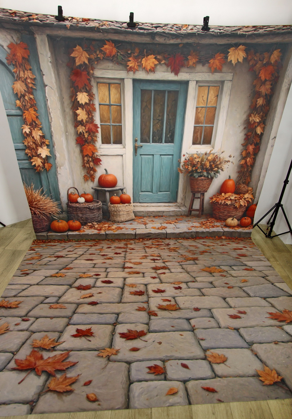 Combined backdrop "Autumn terrace"