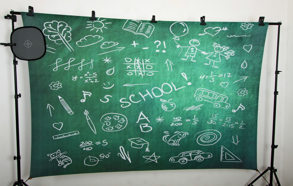 Backdrop "green school board SCHOOL"