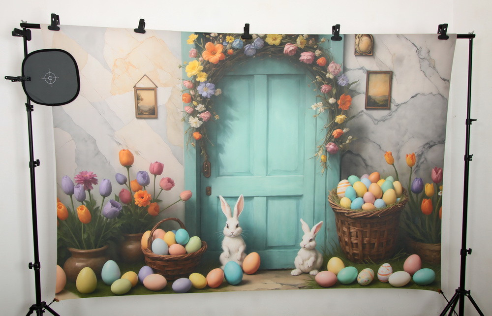 Backdrop "Easter bunnies" ver.2