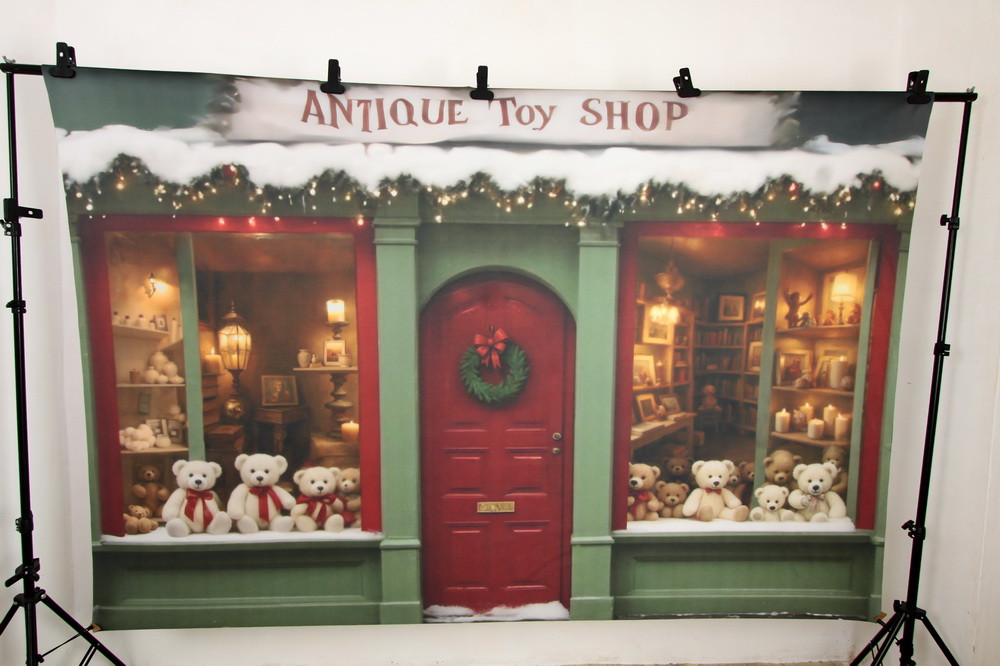 Фотофон "Витрина с мимимишками"