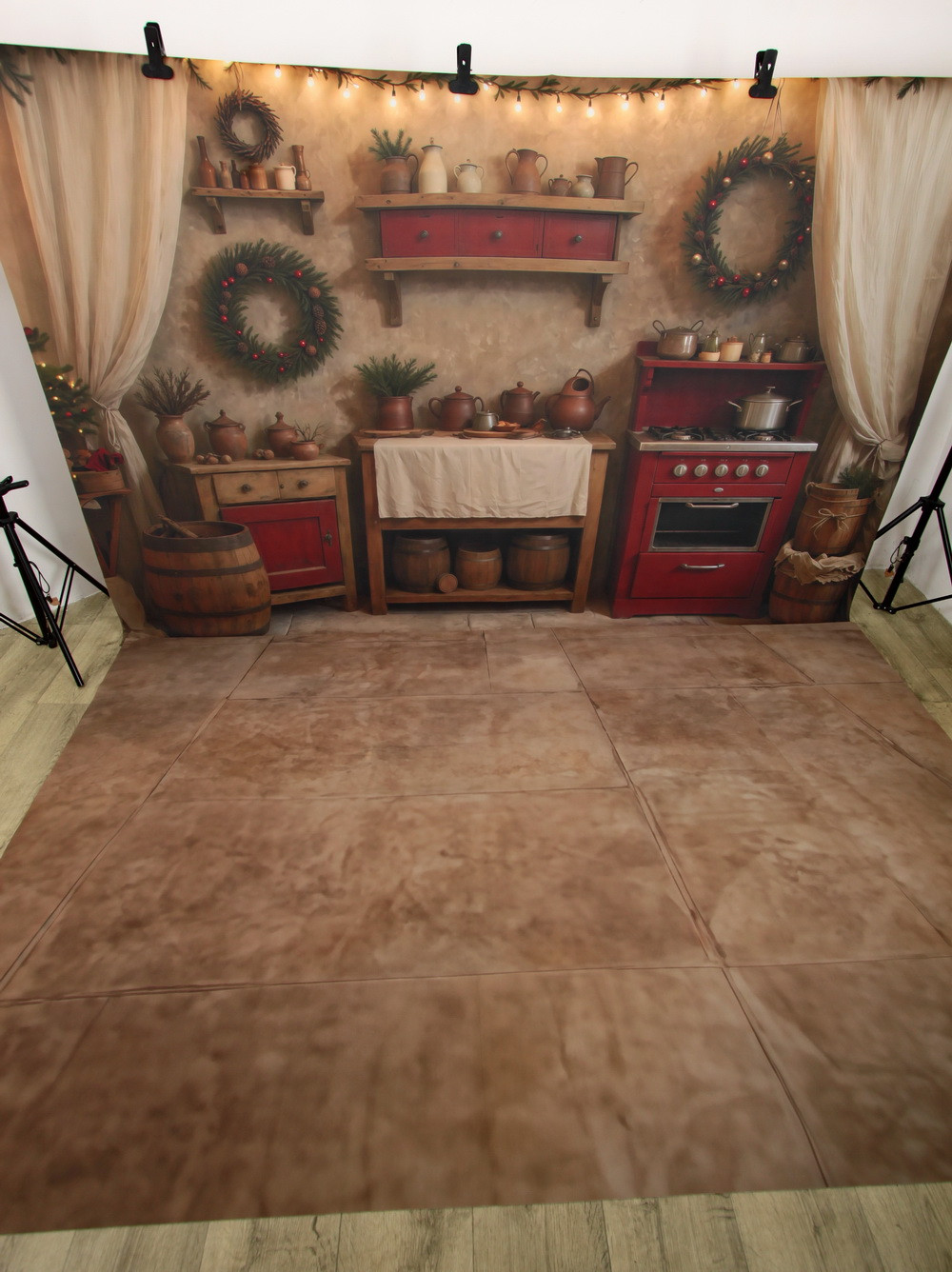 Нейрофотофон "Красная кухня" стена/пол