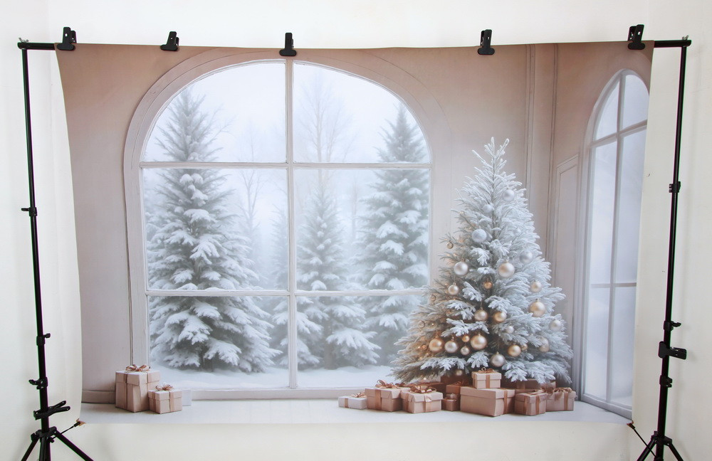 Нейрофотофон "Окно с елками"