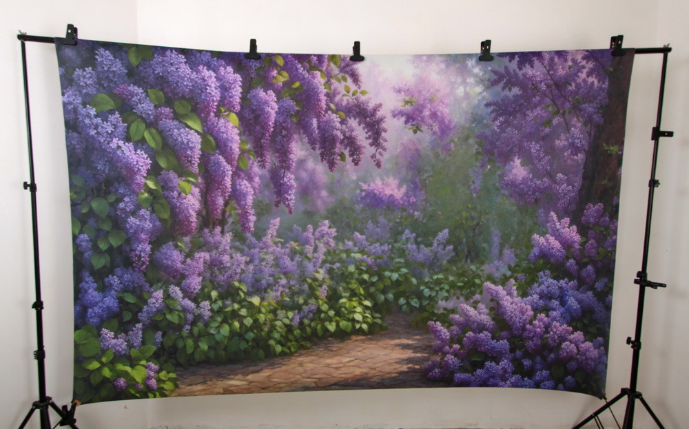 Backdrop "Liliac park"