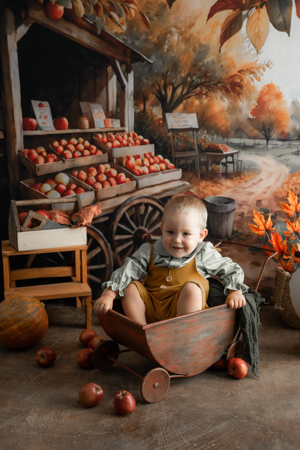 Combined backdrop "Apple Feast of the Saviour"