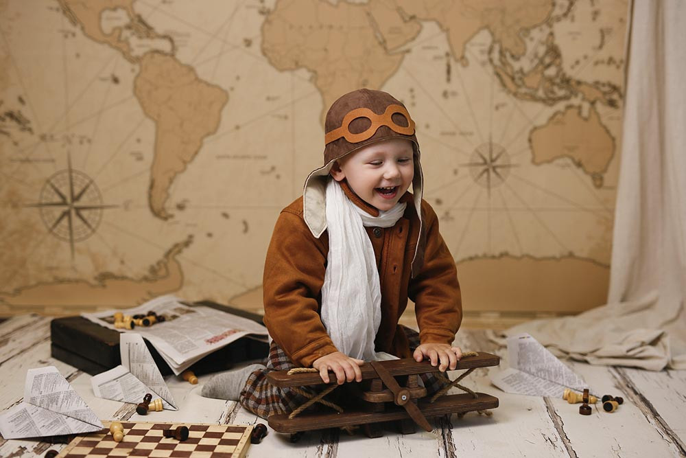 Фотофон "карта мира" (винтаж) полная