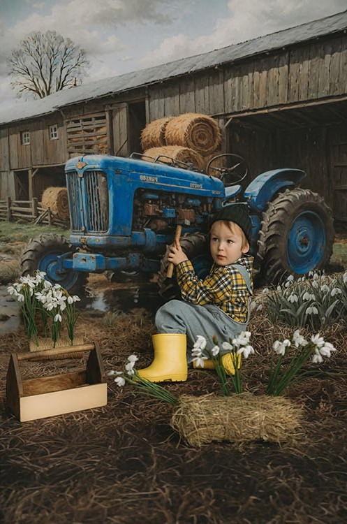 Нейрофотофон "Весна на ферме вар.2" стена/пол