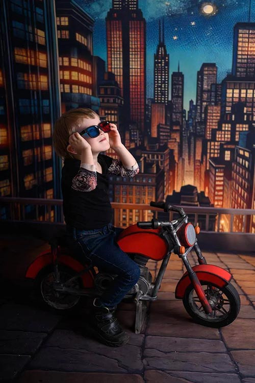 Нейрофотофон "Этому городу нужен герой" стена/пол