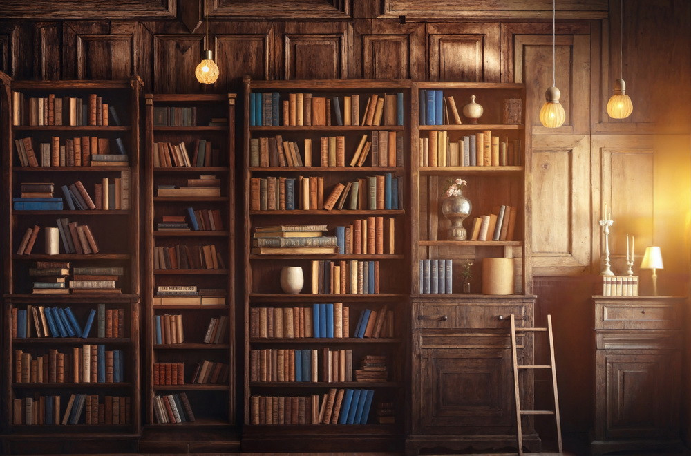 School backdrop "library"