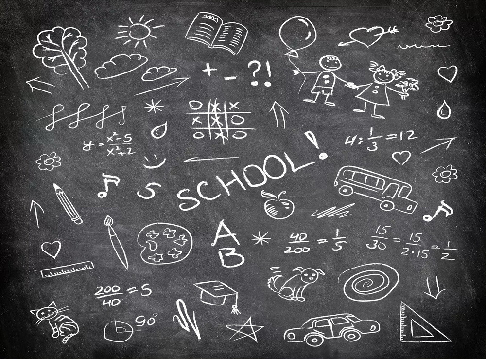 Фотофон "школьная доска SCHOOL (графит)"